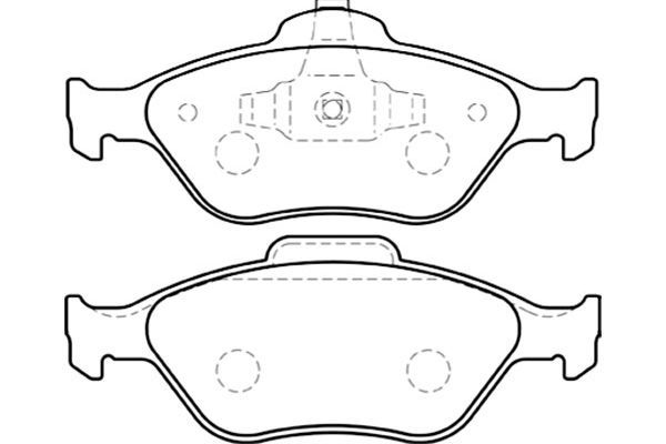 KAVO PARTS Jarrupala, levyjarru BP-4554